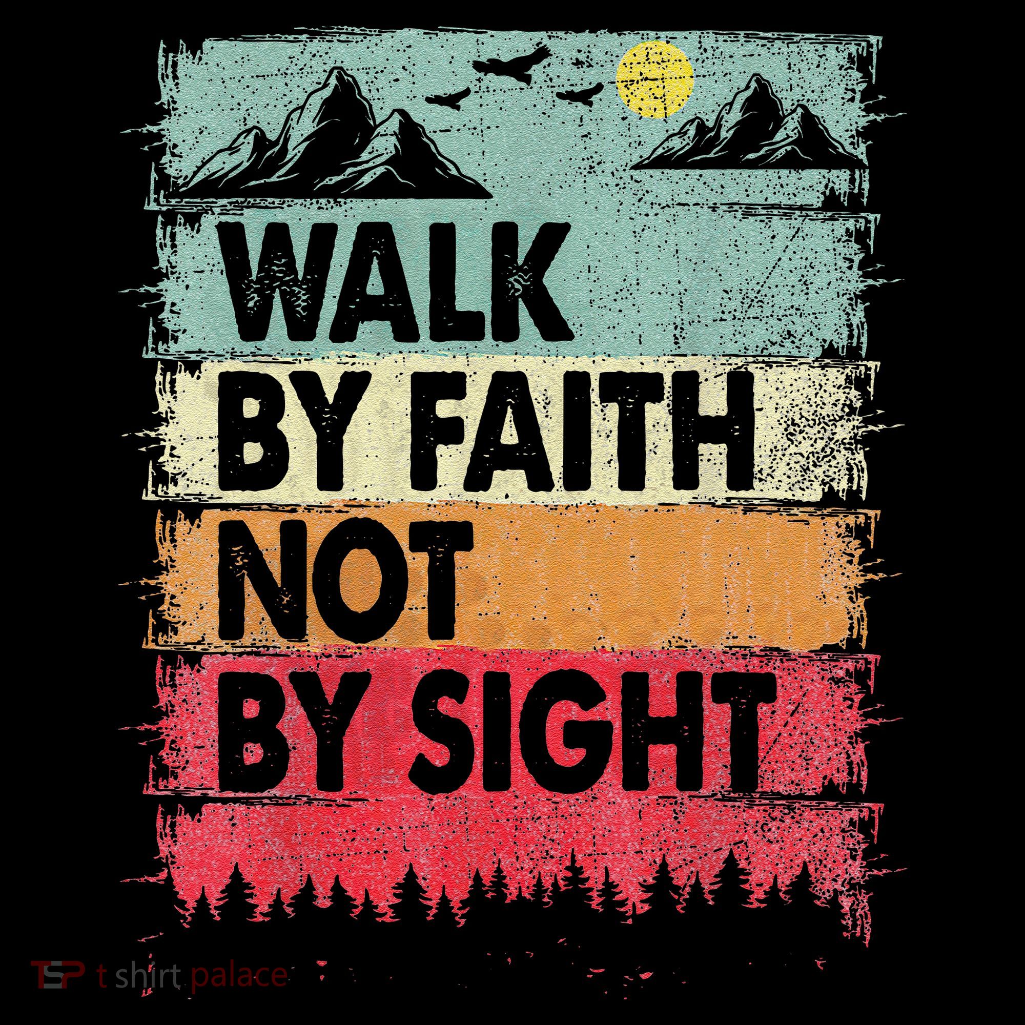 Faith We Walk By Faith Not By Sight Christian Coffee Mug