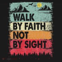 Faith We Walk By Faith Not By Sight Christian Women's Hoodie thumb 2