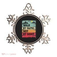 Faith We Walk By Faith Not By Sight Christian Ornament thumb 0