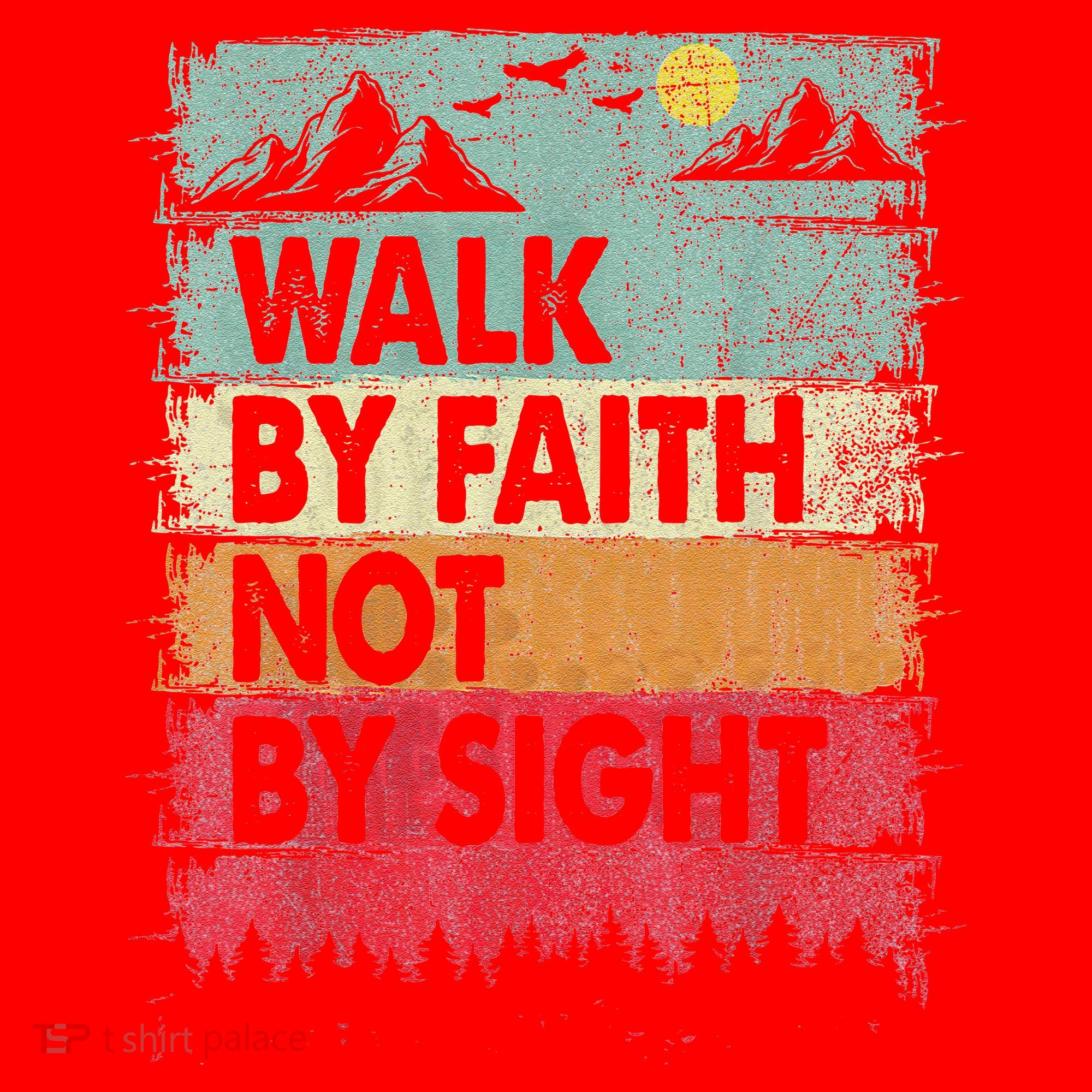 Faith We Walk By Faith Not By Sight Christian Santa Hat