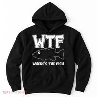 Funny WTF Wheres The Fish Hoodie thumb 0