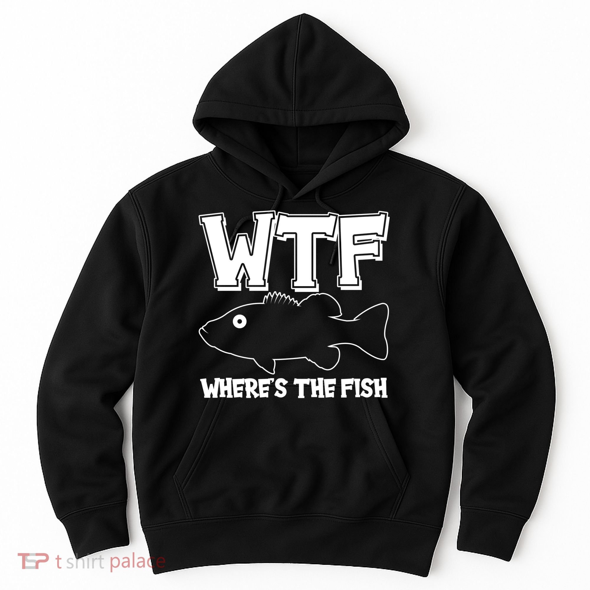 Funny WTF Wheres The Fish Hoodie