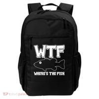 Funny WTF Wheres The Fish Backpack thumb 0