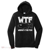 Funny WTF Wheres The Fish Women's Hoodie thumb 0
