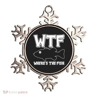 Funny WTF Wheres The Fish Ornament