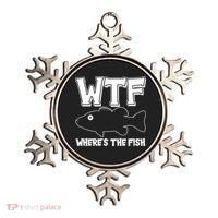 Funny WTF Wheres The Fish Ornament thumb 0