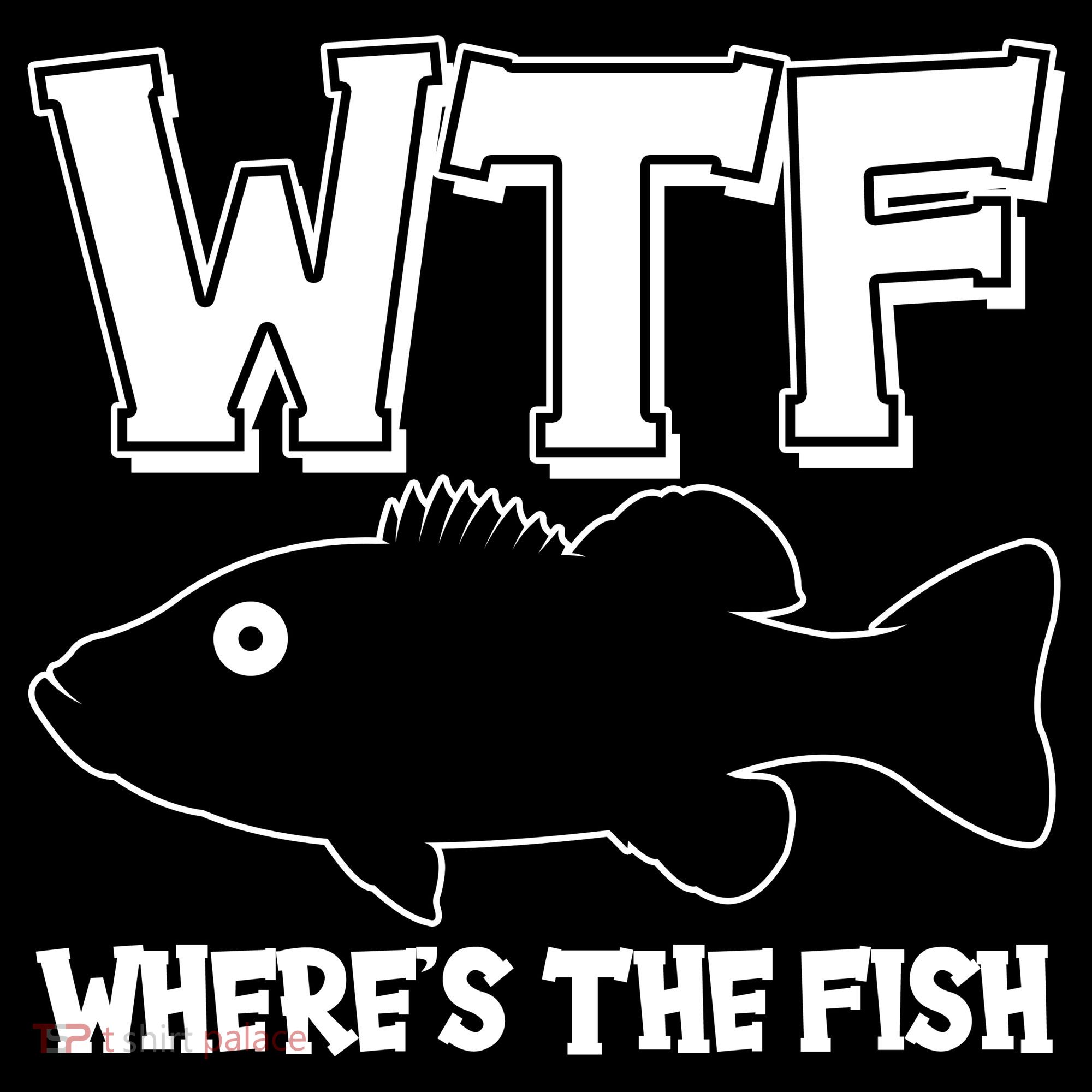 Funny WTF Wheres The Fish Ornament