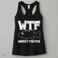 Funny WTF Wheres The Fish Women's Tank Top thumb 3