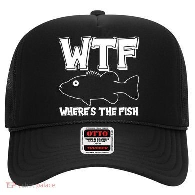 Funny WTF Wheres The Fish Hat