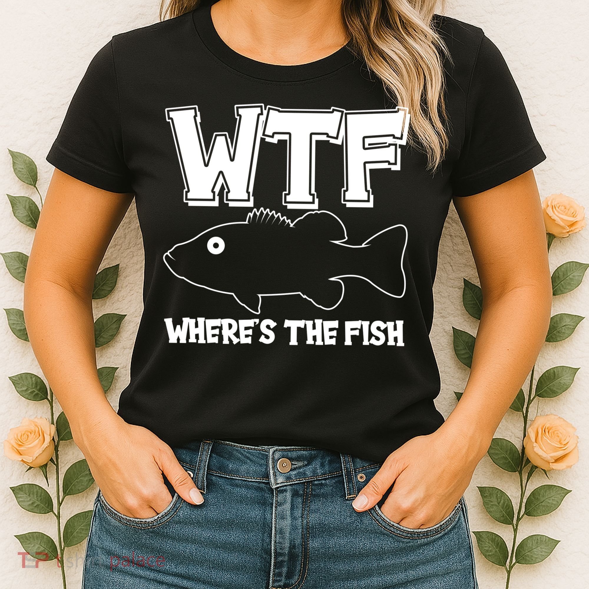 Funny WTF Wheres The Fish Women's T-Shirt