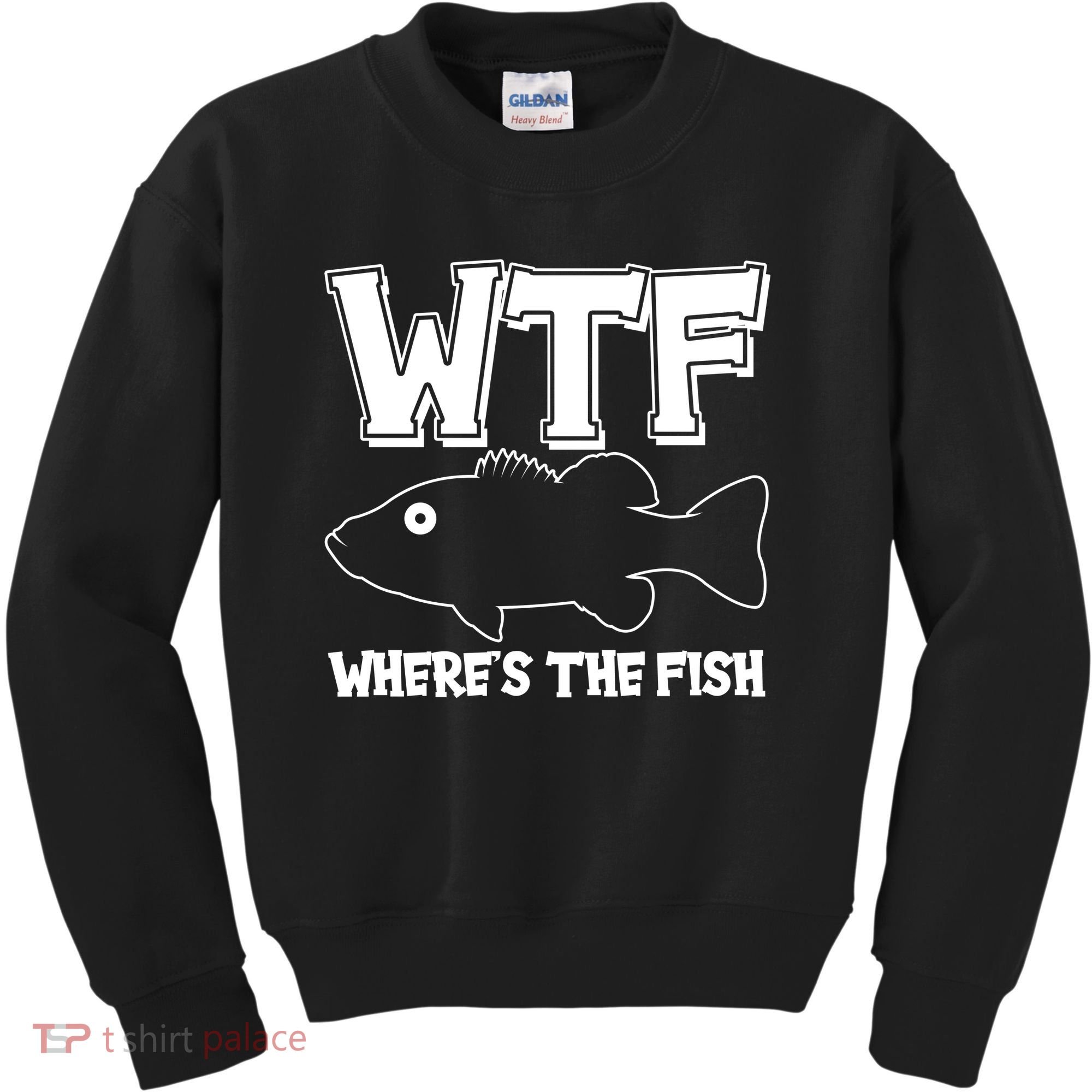 Funny WTF Wheres The Fish Kids Sweatshirt
