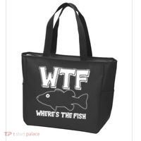 Funny WTF Wheres The Fish Tote Bag thumb 3