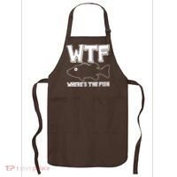 Funny WTF Wheres The Fish Apron thumb 0