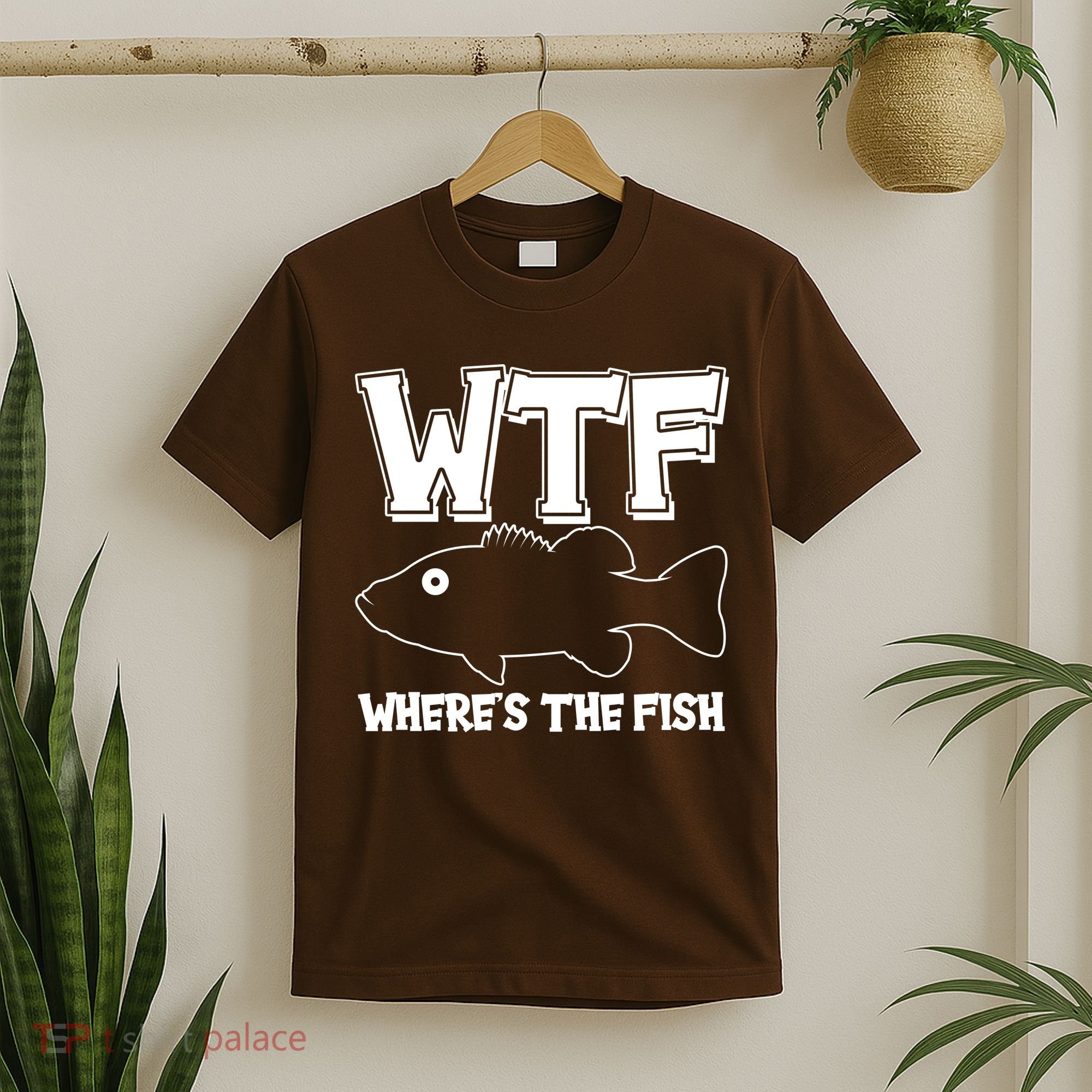 Funny WTF Wheres The Fish T-Shirt