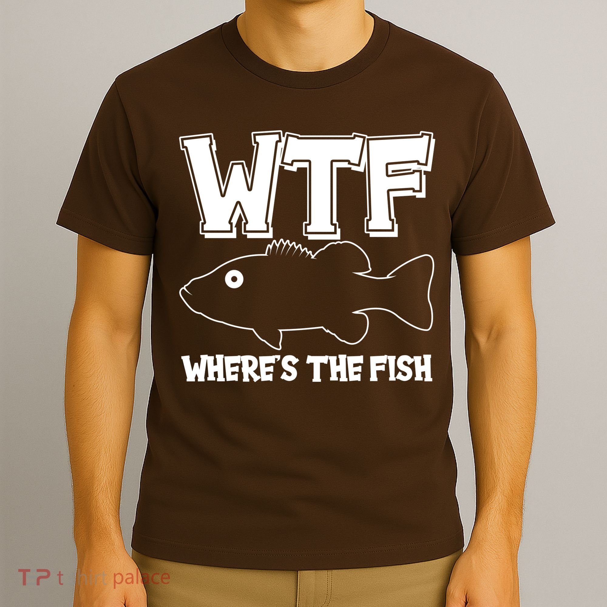 Funny WTF Wheres The Fish T-Shirt