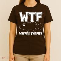Funny WTF Wheres The Fish T-Shirt thumb 4