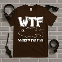 Funny WTF Wheres The Fish T-Shirt thumb 5