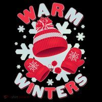 Festive Warm Winter Knit Hat And Gloves Women's Hoodie thumb 2