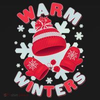 Festive Warm Winter Knit Hat And Gloves Toddler Hoodie thumb 2