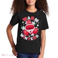 Festive Warm Winter Knit Hat And Gloves Kids T-Shirt thumb 2