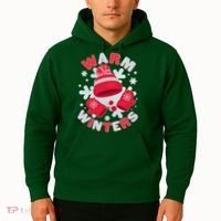 Festive Warm Winter Knit Hat And Gloves Hoodie thumb 2