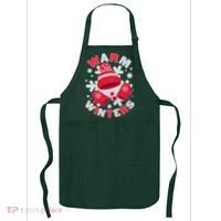 Festive Warm Winter Knit Hat And Gloves Apron thumb 0
