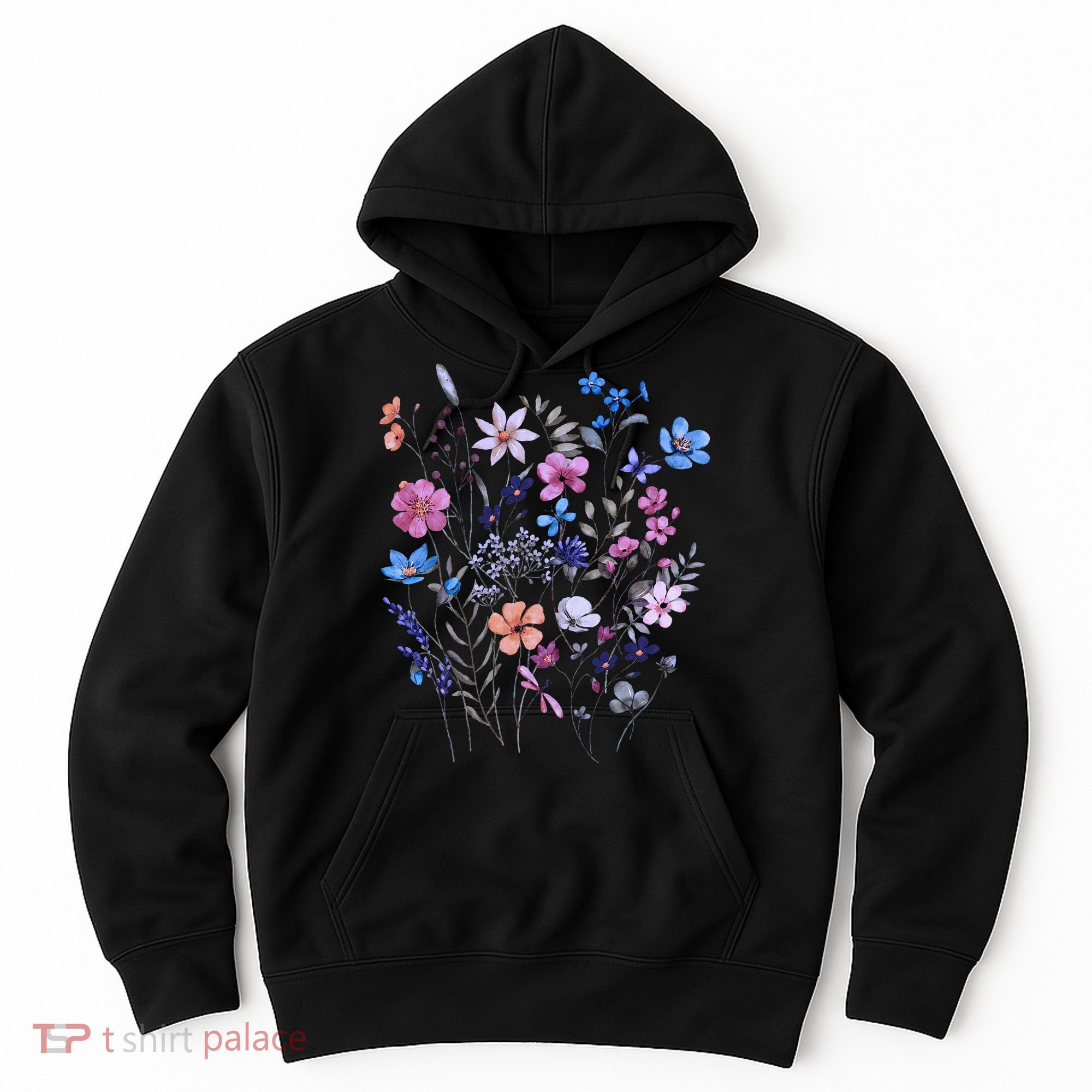 Flowers Women Wildflower Graphic Floral Gardening Hoodie