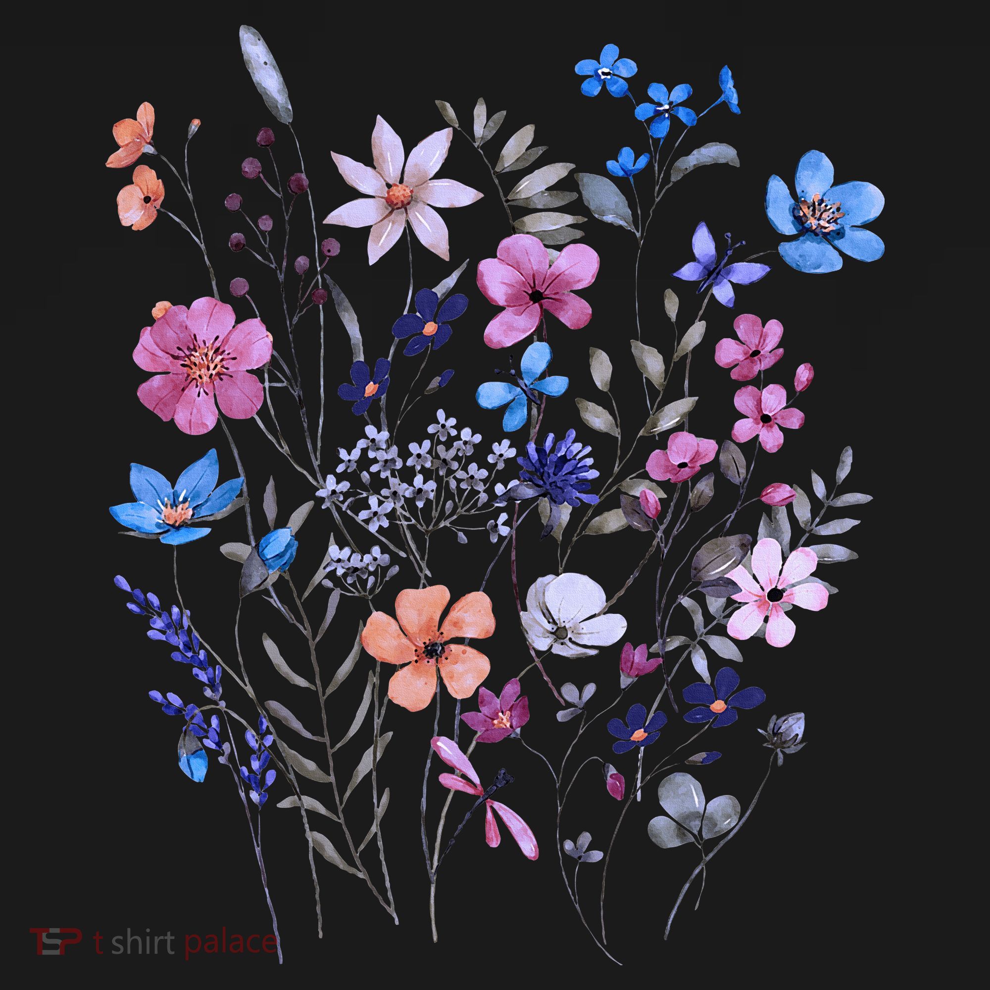 Flowers Women Wildflower Graphic Floral Gardening Mousepad