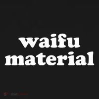 Funny Waifu Wife Material Anime Fan Ornament thumb 1