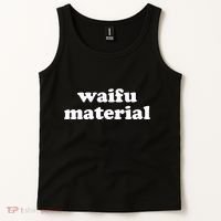 Funny Waifu Wife Material Anime Fan Tank Top thumb 2