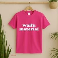 Funny Waifu Wife Material Anime Fan T-Shirt thumb 2