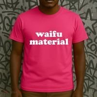 Funny Waifu Wife Material Anime Fan T-Shirt thumb 3