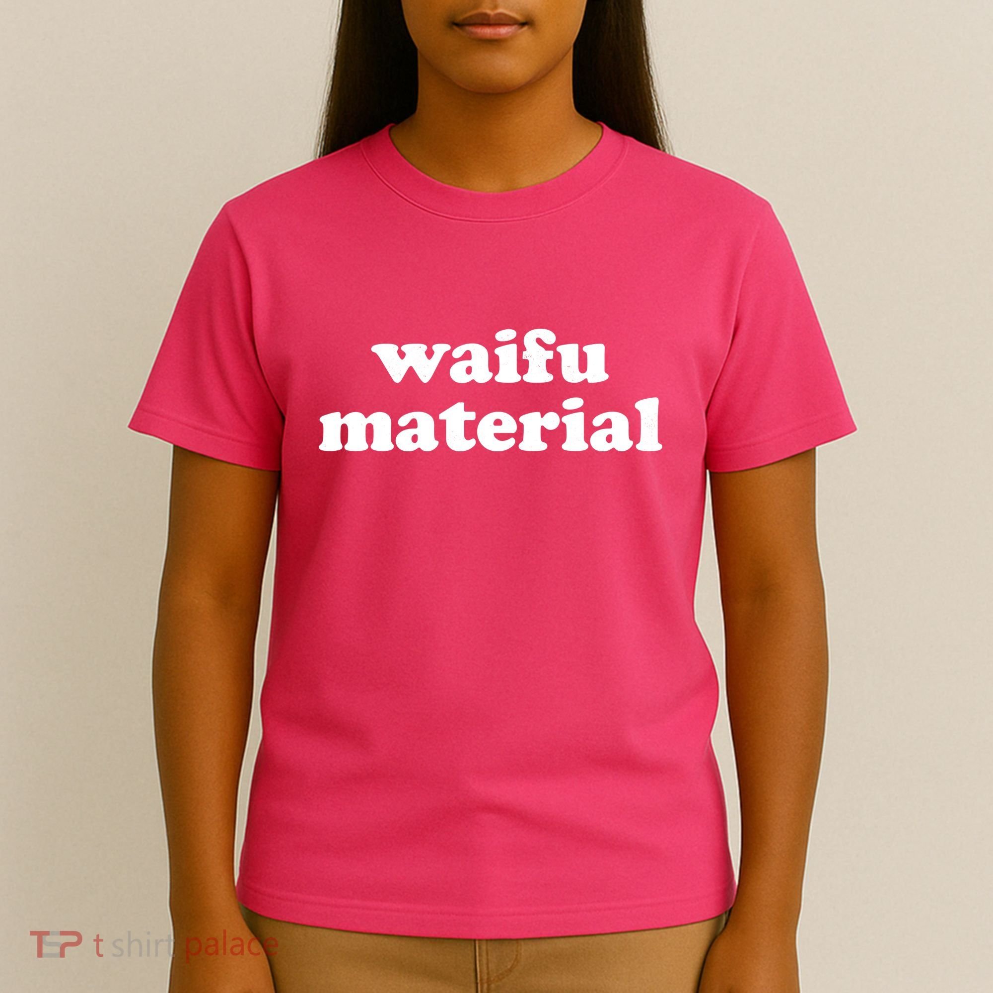Funny Waifu Wife Material Anime Fan T-Shirt