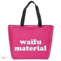 Funny Waifu Wife Material Anime Fan Tote Bag thumb 0
