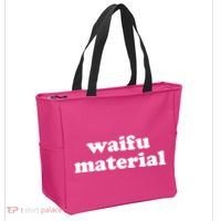 Funny Waifu Wife Material Anime Fan Tote Bag thumb 2