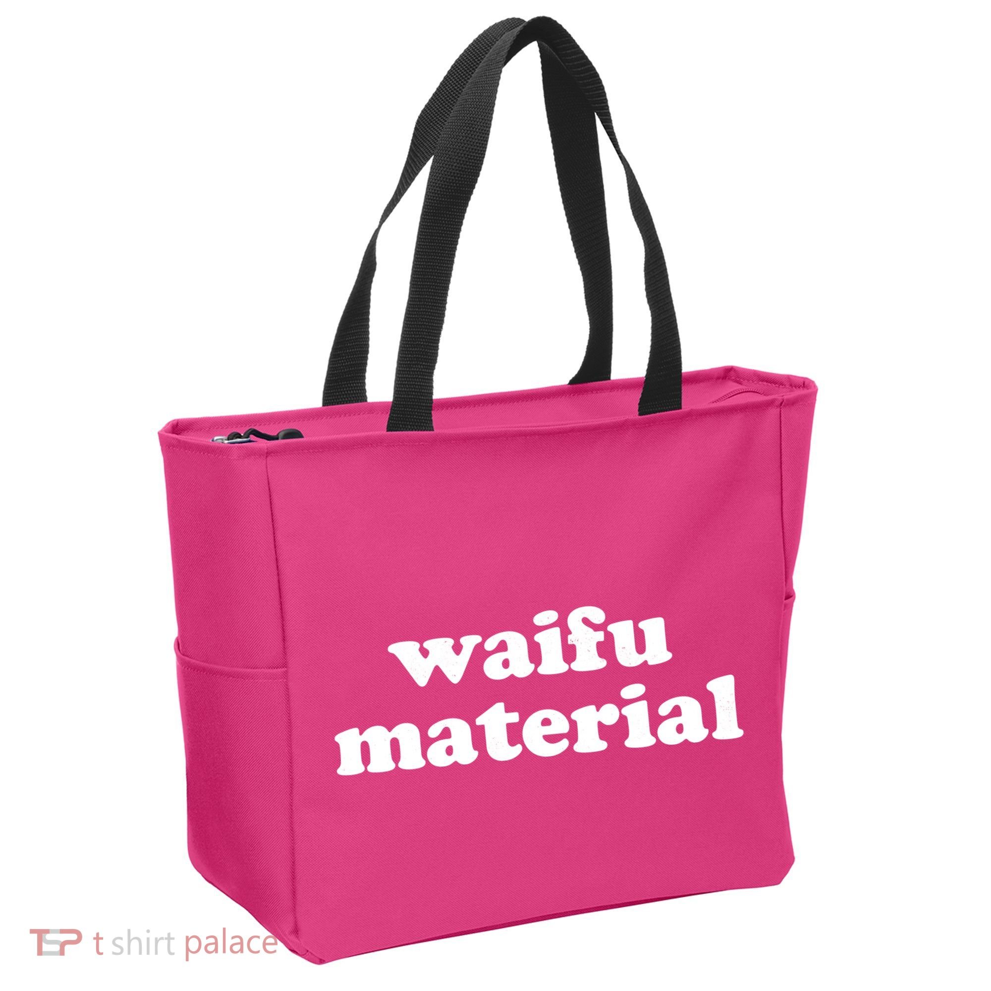 Funny Waifu Wife Material Anime Fan Tote Bag