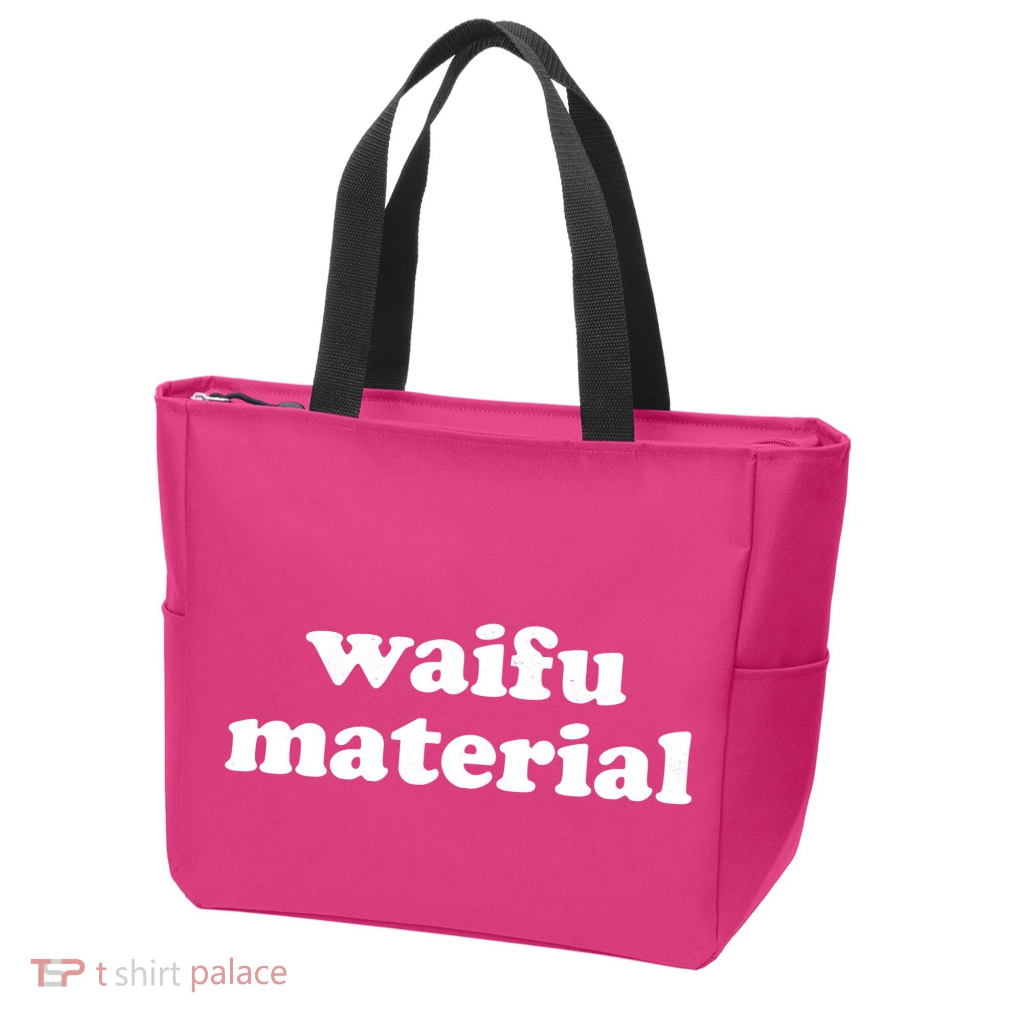 Funny Waifu Wife Material Anime Fan Tote Bag