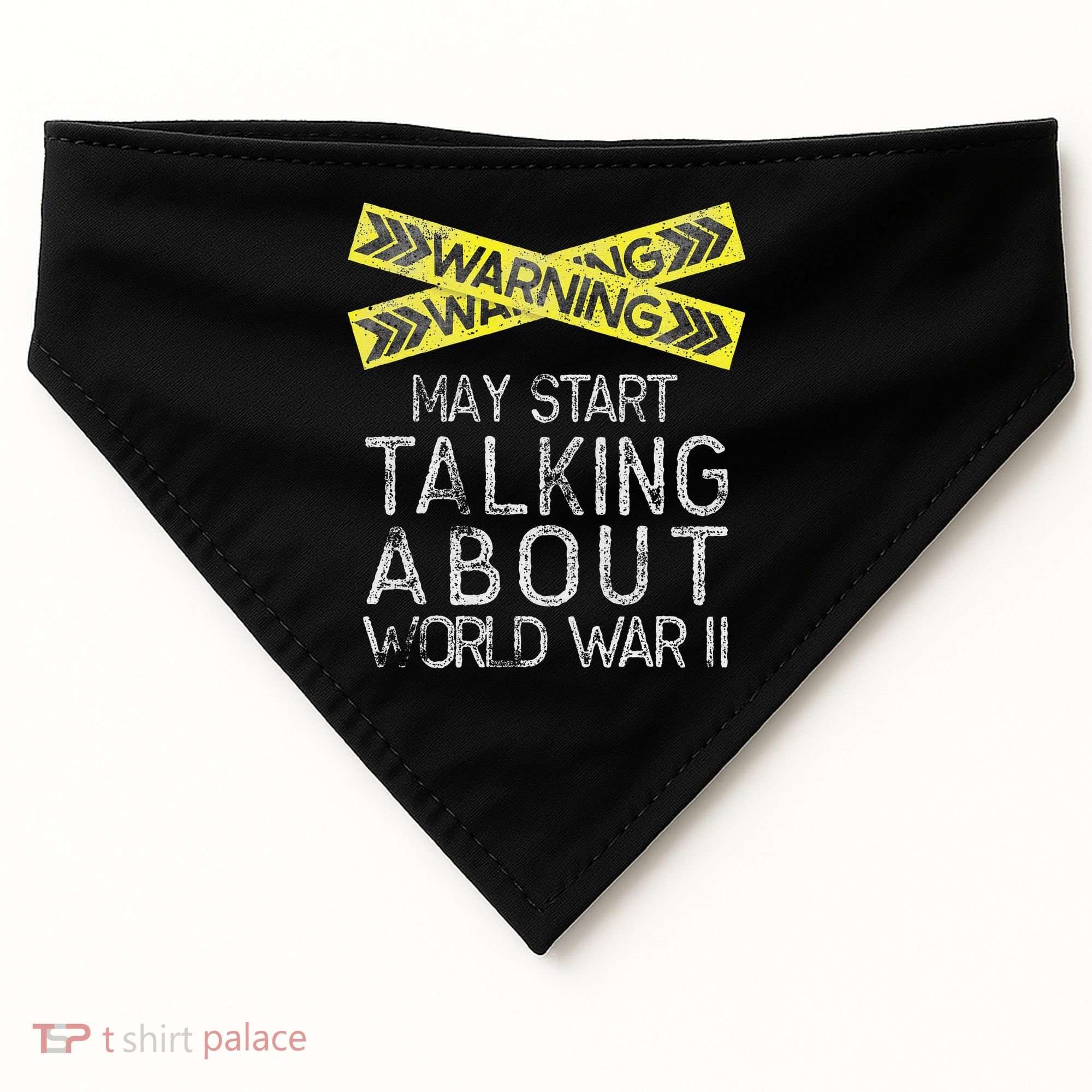Funny World War Two History Teacher Historian History USA-Made Doggie Bandana