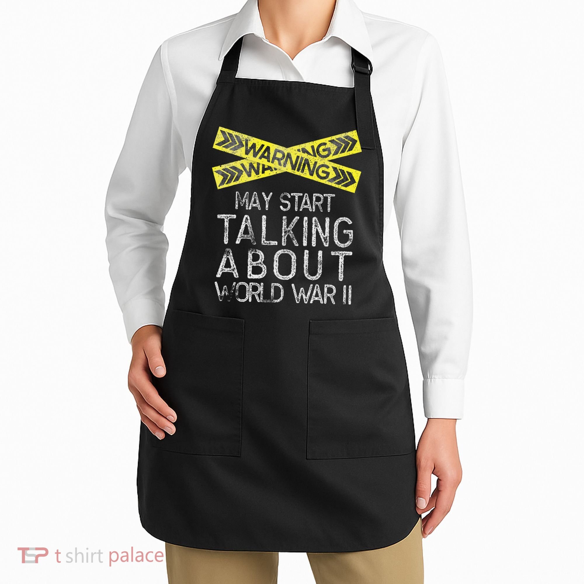 Funny World War Two History Teacher Historian History Apron