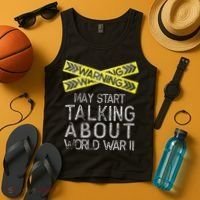 Funny World War Two History Teacher Historian History Tank Top thumb 4