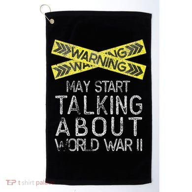 Funny World War Two History Teacher Historian History Golf Towel