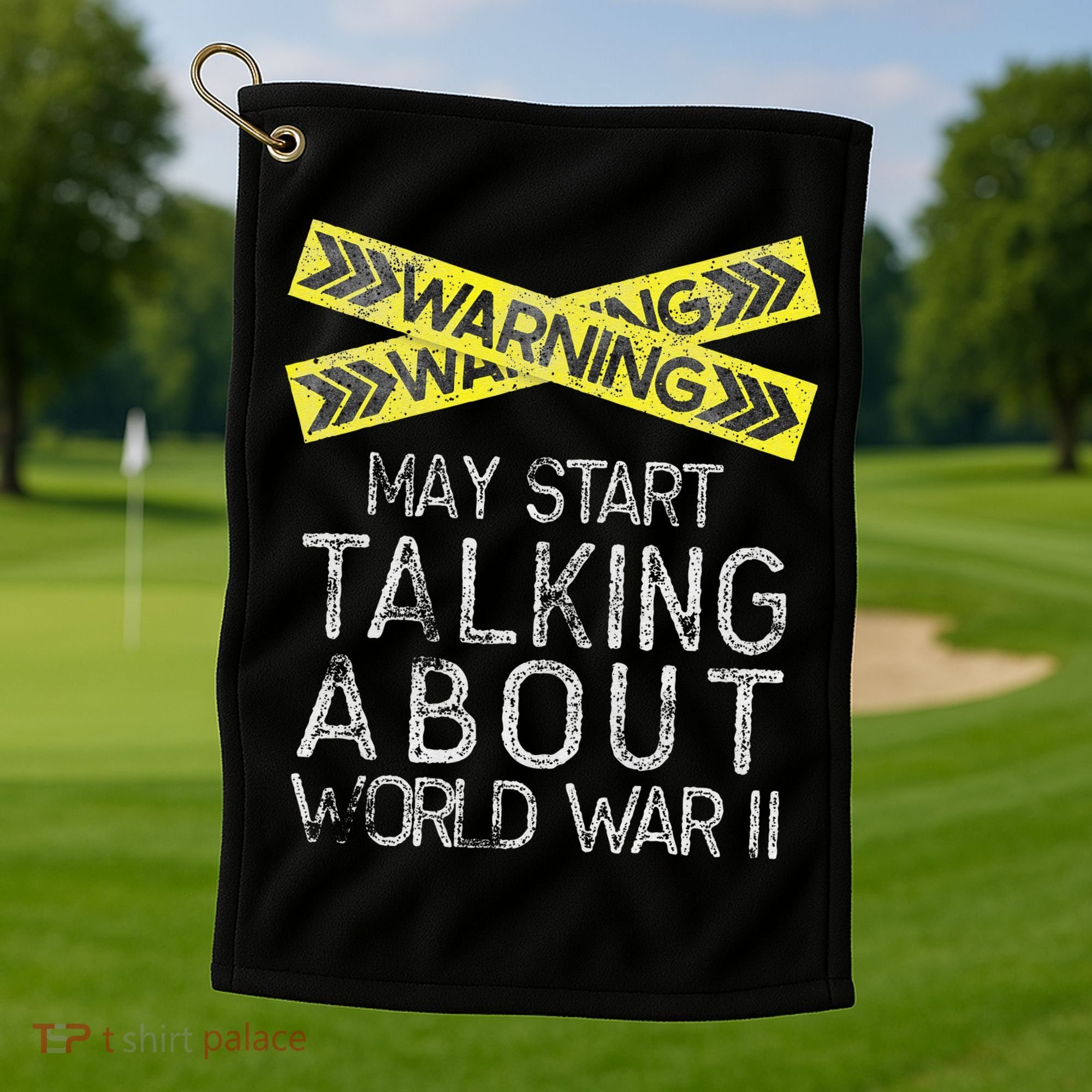 Funny World War Two History Teacher Historian History Golf Towel