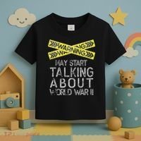 Funny World War Two History Teacher Historian History Toddler T-Shirt thumb 3