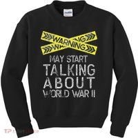 Funny World War Two History Teacher Historian History Kids Sweatshirt thumb 0