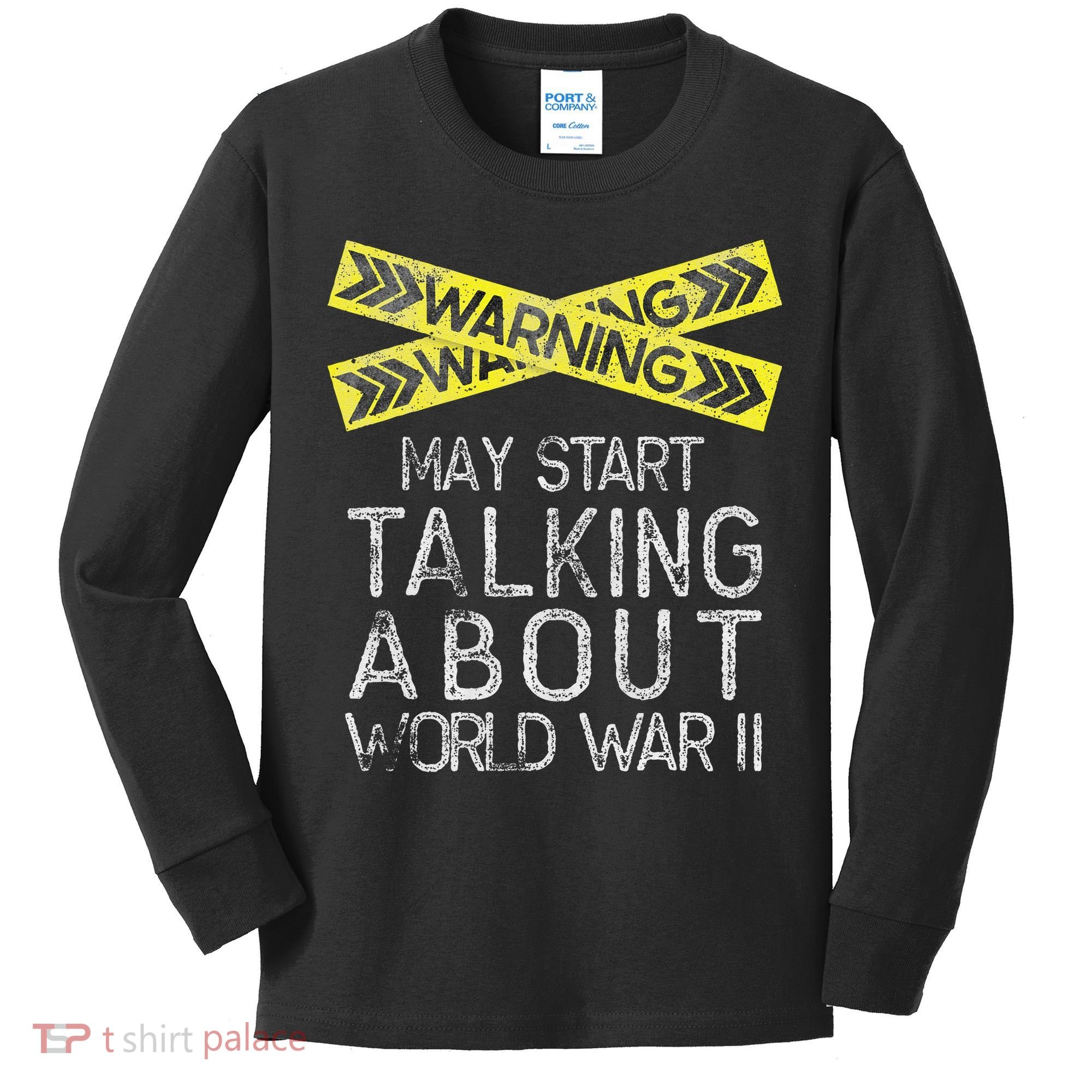 Funny World War Two History Teacher Historian History Kids Long Sleeve Shirt