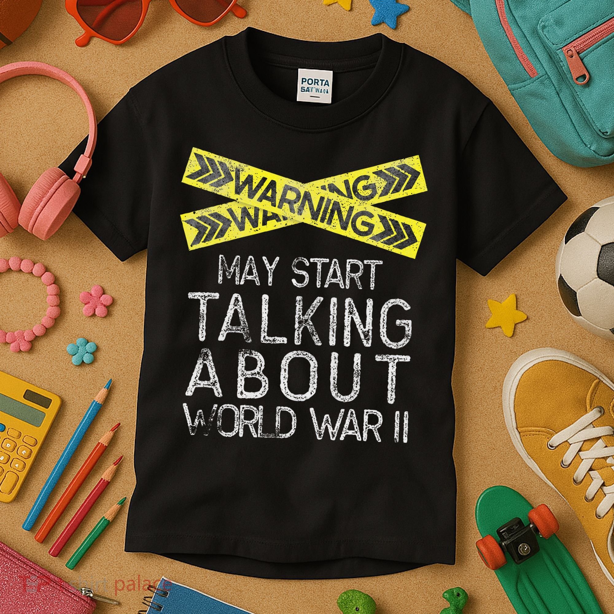Funny World War Two History Teacher Historian History Kids T-Shirt