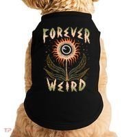 Forever Weird With Eyeball Plant Illustration Doggie Tank thumb 0