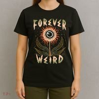 Forever Weird With Eyeball Plant Illustration T-Shirt thumb 4