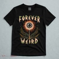 Forever Weird With Eyeball Plant Illustration T-Shirt thumb 5