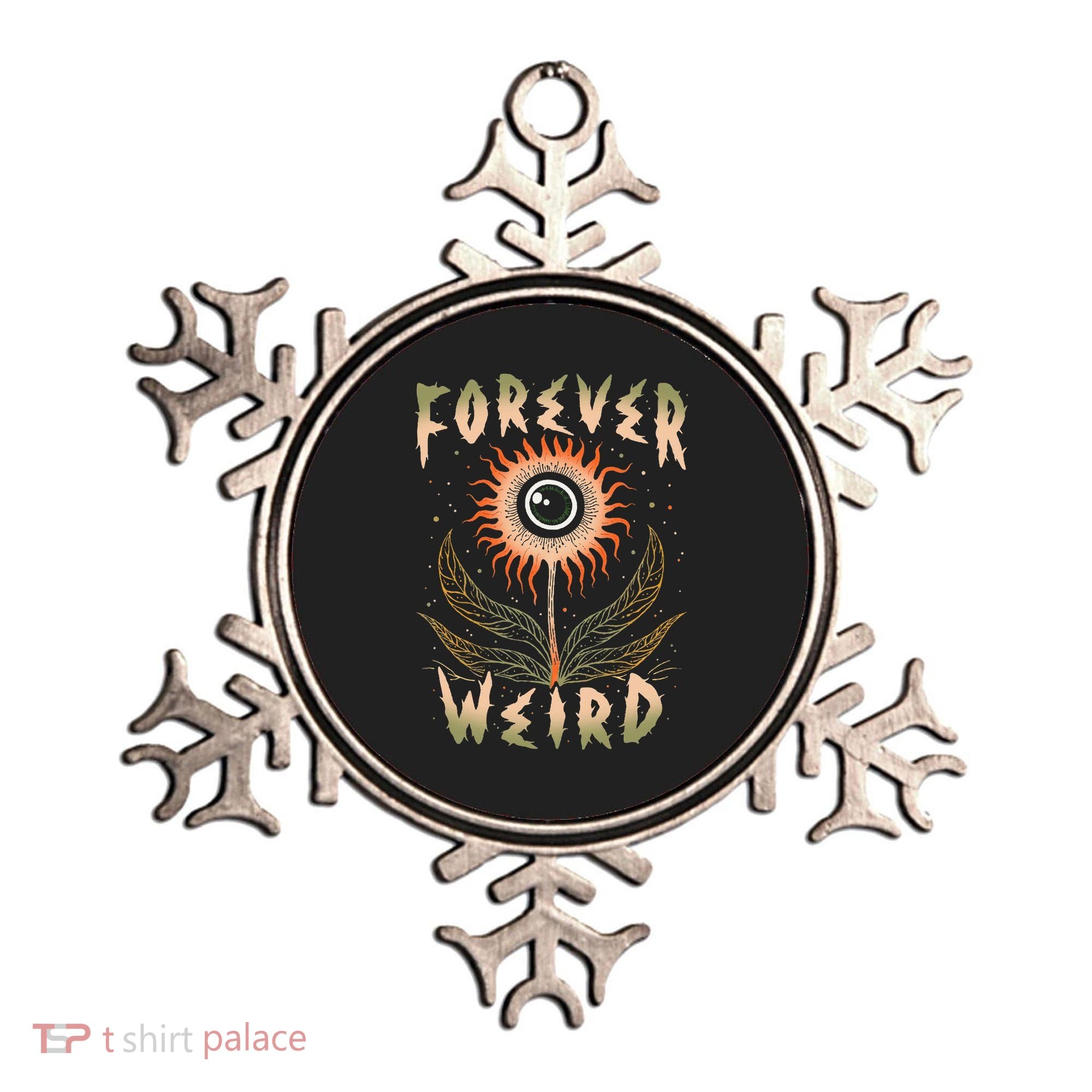 Forever Weird With Eyeball Plant Illustration Ornament